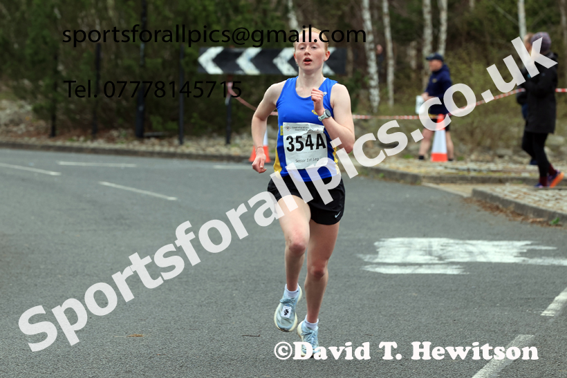 Senior Womens relay, 2026 Elswick Harriers Good Friday Road Relays and Young Athletes, Newburn,  Newcastle upon Tyne. Photo: David T. Hewitson/Sports for All Pics